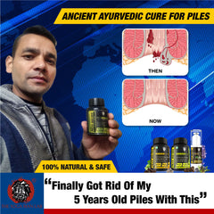 PILES MATRIX - Vein Restore + Rectum Restore Ayurvedic Supplements + Herbal Remedies Diet Booklet | Relives Pain & Shrinks Mass | 100% Natural