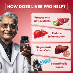 Liver Pro - Fatty Liver Ayurvedic Supplement | Helps Restore Liver Health & Remove Toxins | 100% Natural & Ayurvedic | 28 Days Program