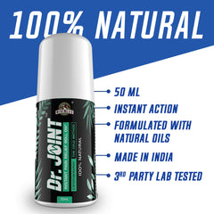 Dr. Joint Roll-On For Instant Pain Relief | Ayurvedic Oil Formula | 100% Natural