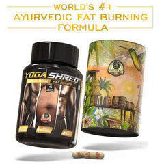 YOGA SHRED - Ayurvedic Fat Burner | Helps Loose Weight & Body Fat while Boosting Energy | 100% Natural