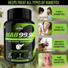 DIAB 99.9+ Type-2 Diabetes Ayurvedic Medicine | 100% Natural