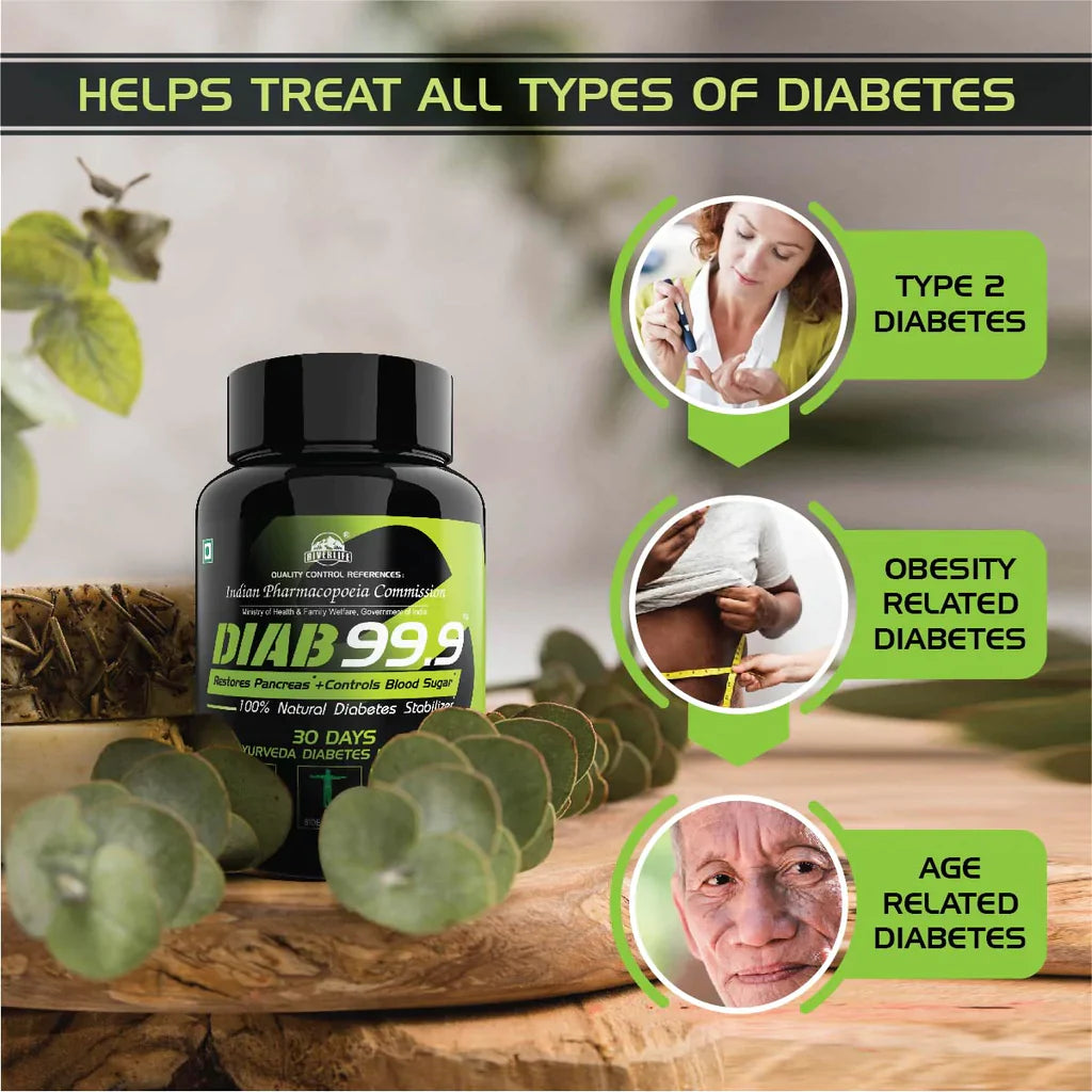 DIAB 99.9 - Type-2 Ayurvedic Diabetes Medicine | Free Reversal Program Consultation with Doctor & Dietitian | 100% Natural