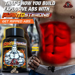 PLANTOSTERONE - Muscle Building & Testo-Boosting Ayurvedic Supplement | Helps Gain Muscle Size & Strength, with Increase in Sexual Drive | 100% Natural