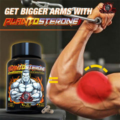 PLANTOSTERONE - Muscle Building & Testo-Boosting Ayurvedic Supplement | Helps Gain Muscle Size & Strength, with Increase in Sexual Drive | 100% Natural