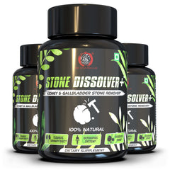 STONE DISSOLVER+ Ayurvedic Stone Remover Supplement | Relieves Pain, Breaks All Types Of Stones, Fast Acting | 100% Natural